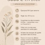 Femme souriante examinant son budget mensuel avec une calculatrice et des notes, symbole d'une gestion efficace des finances personnelles.