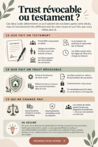 Image représentant une femme réfléchissant à la gestion de son patrimoine avec une fiducie.