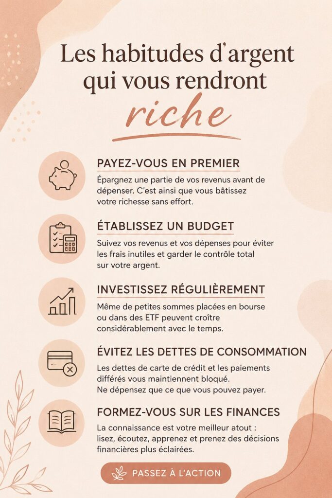 Illustration de femmes réfléchissant à des habitudes d'argent saines pour gérer leur patrimoine