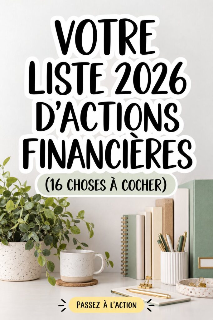 Une femme souriante avec un ordinateur portable, complétant sa liste de tâches financières pour 2026.