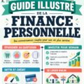 Un livre sur la gestion financière posé sur une table avec des notes et des stylos.