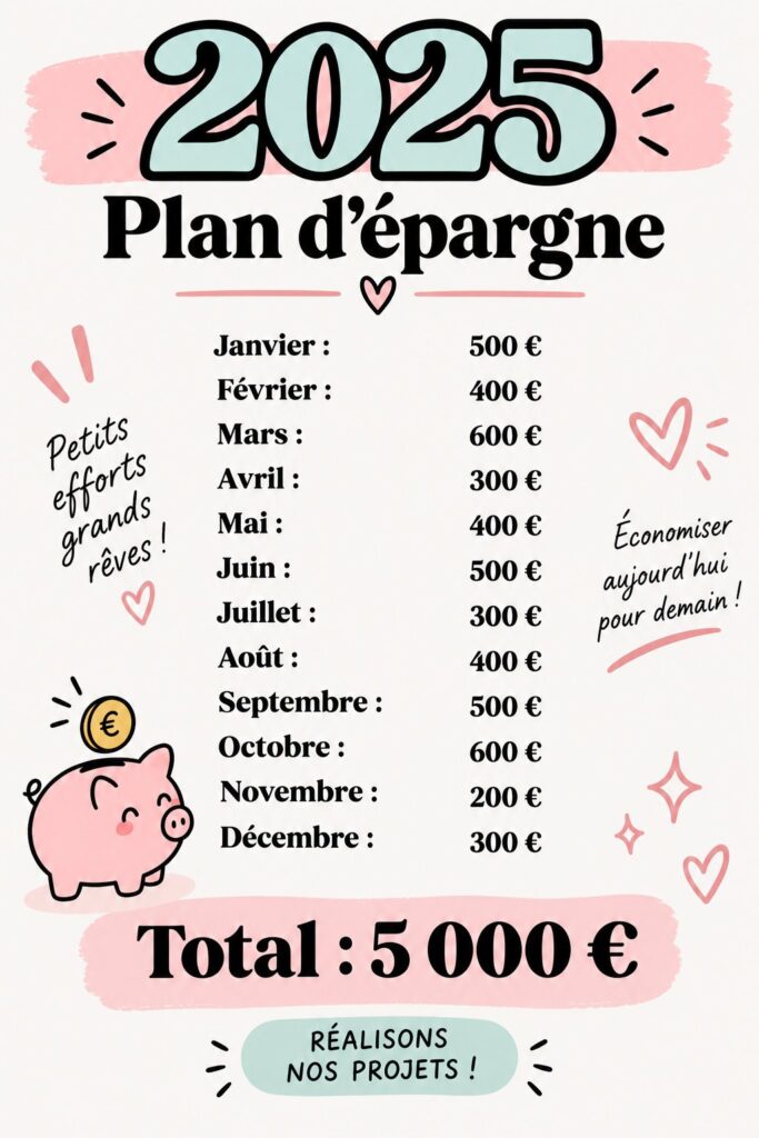 Femme regardant un tableau de gestion budgétaire pour un plan d'épargne 2025