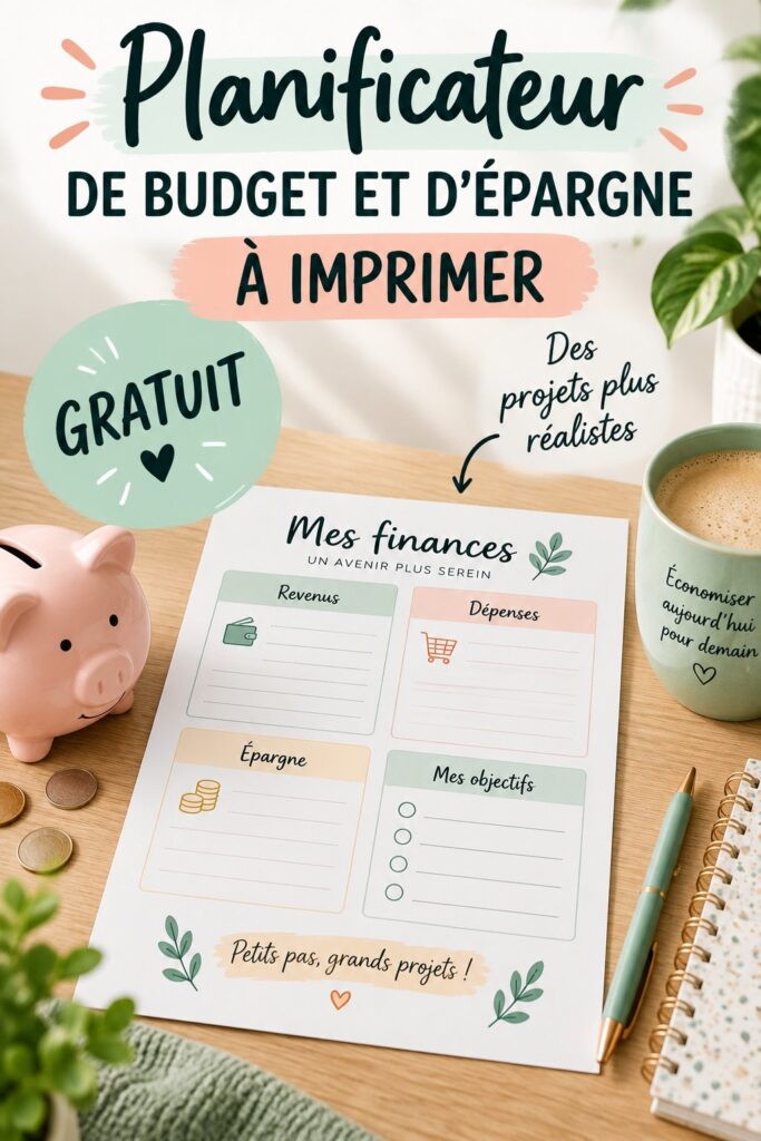 Planificateur de budget et d'économies pour les familles