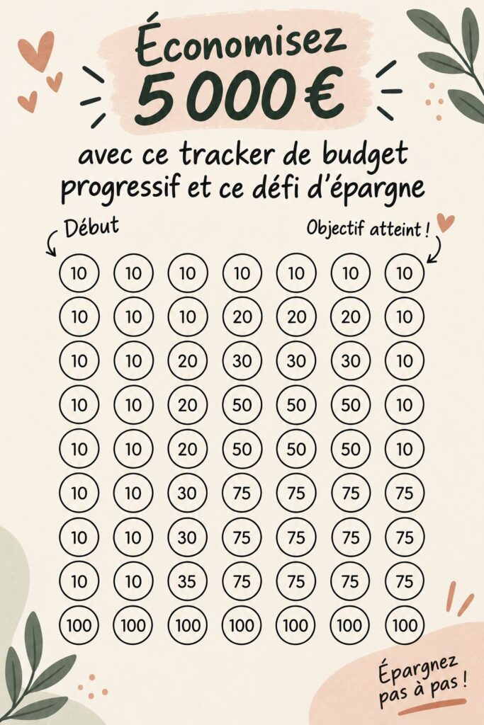 Un tableau de budget progressif illustrant les économies potentielles pour une famille