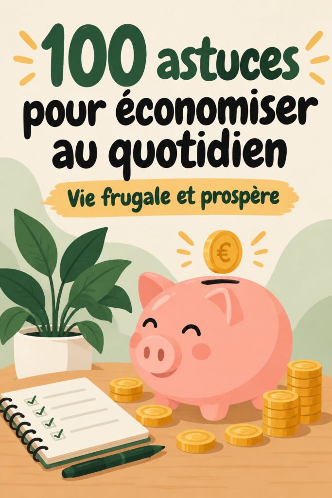Illustration de conseils pour économiser de l'argent au quotidien