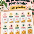 Femme en train de planifier son défi d'épargne de 10 semaines avec un carnet