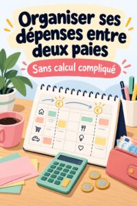Une femme regardant un budget familial sur son ordinateur, idéal pour organiser ses dépenses entre deux paies.