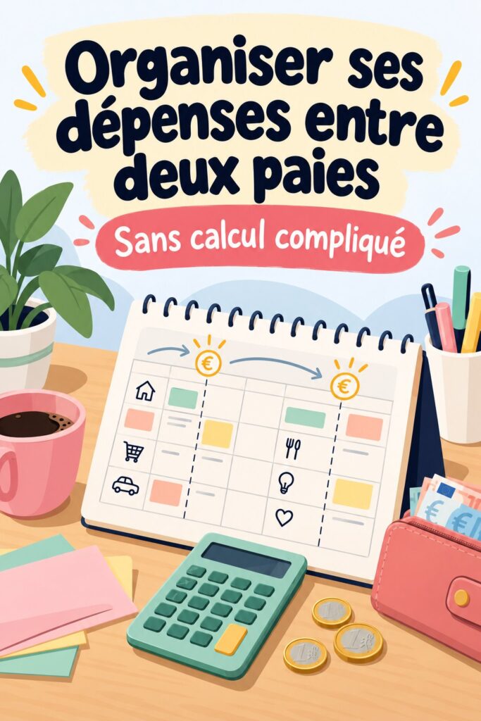 Une femme regardant un budget familial sur son ordinateur, idéal pour organiser ses dépenses entre deux paies.