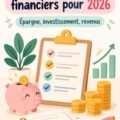 Femme réfléchissant à ses objectifs financiers pour 2024 avec un planner et un ordinateur.