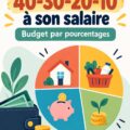 Femme heureuse gérant son budget avec la règle 40-30-20-10