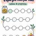 Une femme souriante illuminée par le succès de l'épargne, avec un graphique de suivi d'évaluation en arrière-plan, symbolisant la gestion financière.
