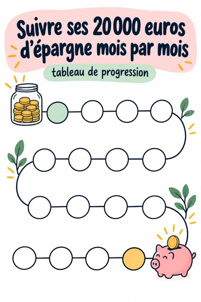 Une femme souriante illuminée par le succès de l'épargne, avec un graphique de suivi d'évaluation en arrière-plan, symbolisant la gestion financière.