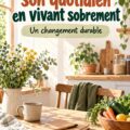 Une femme souriante préparant un repas économique dans sa cuisine